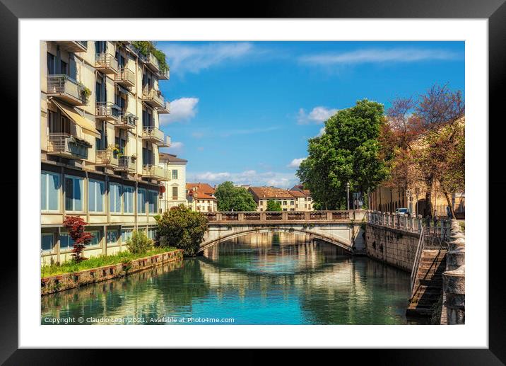 Treviso, city of water #4 Framed Mounted Print by Claudio Lepri