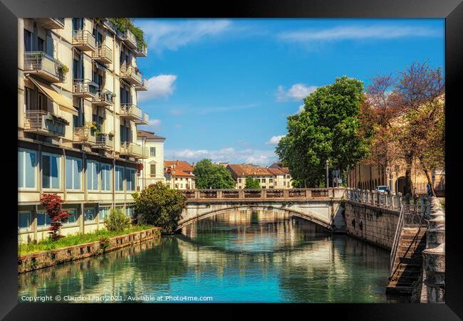 Treviso, city of water #4 Framed Print by Claudio Lepri