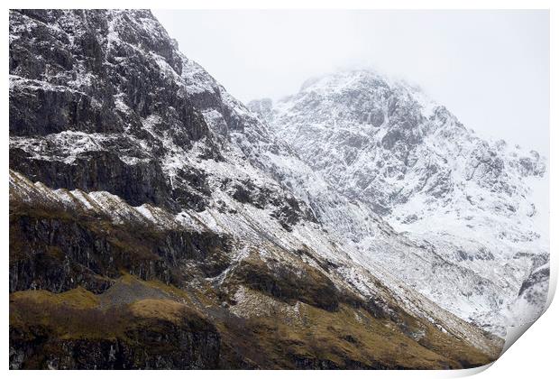 Beinn Fhada Glencoe Print by Robert McCristall