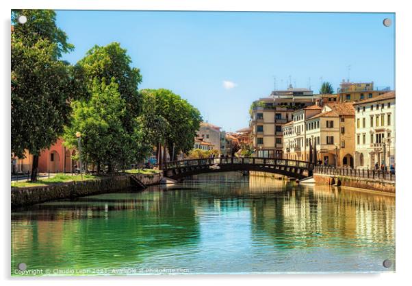 Treviso, city of water #5 Acrylic by Claudio Lepri