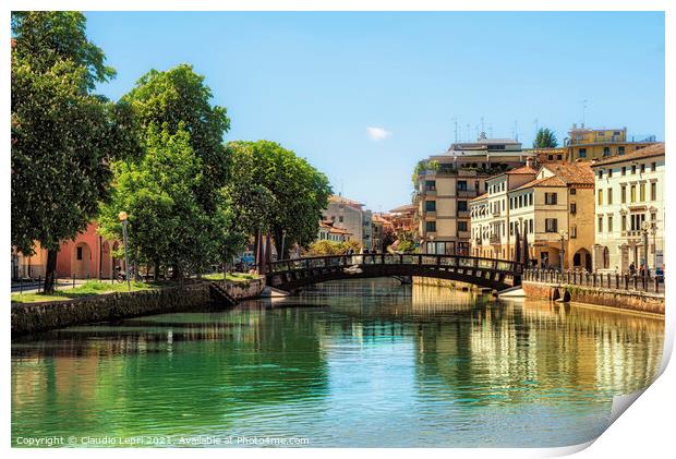Treviso, city of water #5 Print by Claudio Lepri