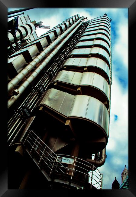 Lloyds of London Building England UK Framed Print by Andy Evans Photos
