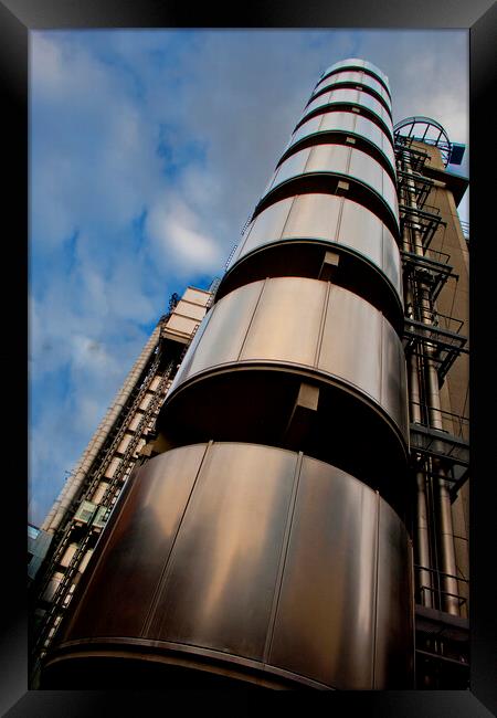 Lloyds of London Building England UK Framed Print by Andy Evans Photos