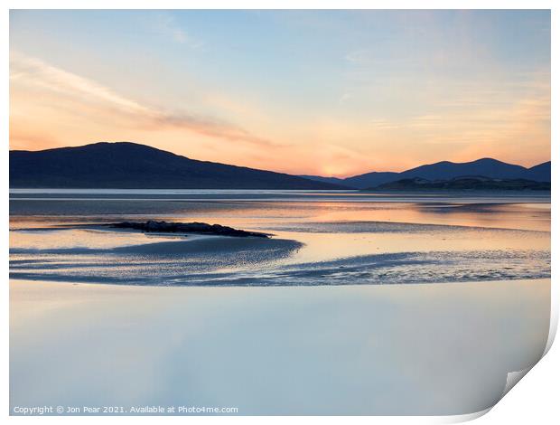 Hebridean Sunset  Print by Jon Pear