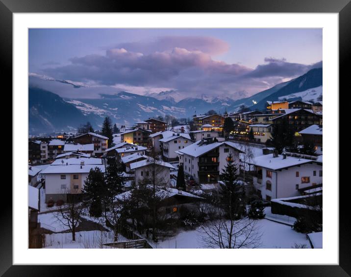 Enchanted Dusk in Fugen Framed Mounted Print by Wendy Williams CPAGB