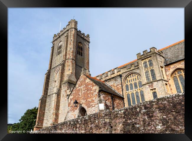 The parish church of Saint Michael, Minehead, Somerset, UK Framed Print by Joy Walker