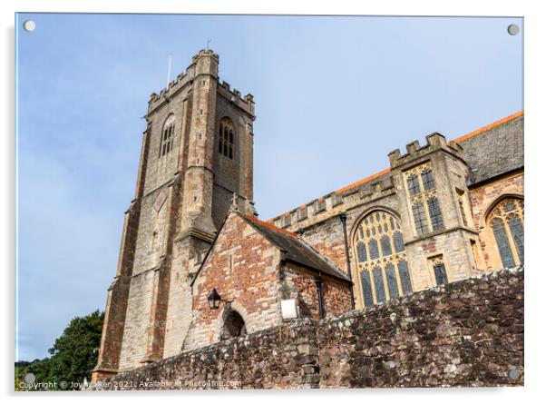 The parish church of Saint Michael, Minehead, Somerset, UK Acrylic by Joy Walker