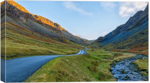 Honister Pass.  Canvas Print by Mark Godden