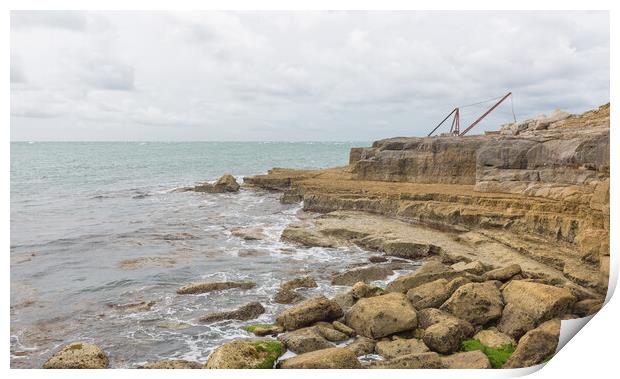 Portland Bill Print by Mark Godden