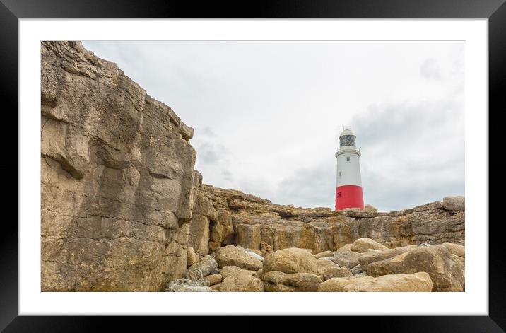 Lighthouse. Framed Mounted Print by Mark Godden