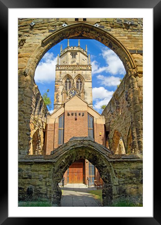 All Saints Church, Pontefract  Framed Mounted Print by Darren Galpin