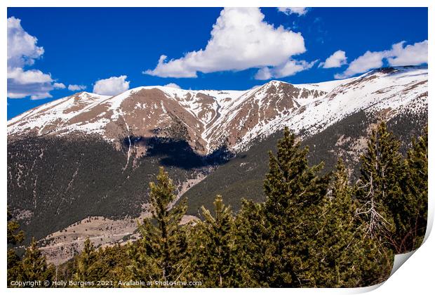 Enthralling Pyrenees Panorama: Andorra's Intrigue Print by Holly Burgess