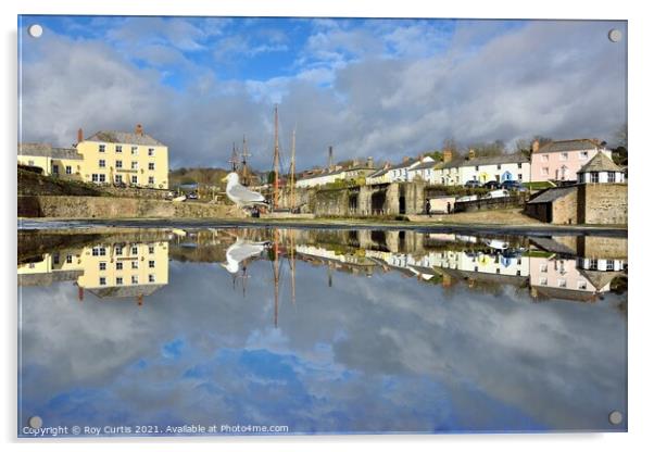 Charlestown Reflections Acrylic by Roy Curtis