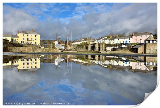 Charlestown Reflections Print by Roy Curtis