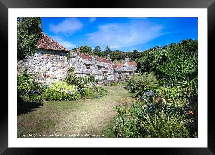 Mottistone Manor, Isle of Wight Framed Mounted Print by Simon Connellan