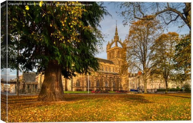 St Leonard's-in-the-Fields Church Perth Canvas Print by Navin Mistry
