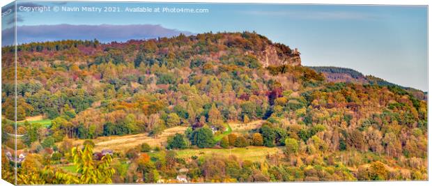 Kinnoull Hill Perth Panorama  Canvas Print by Navin Mistry