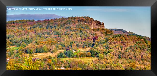 Kinnoull Hill Perth Panorama  Framed Print by Navin Mistry