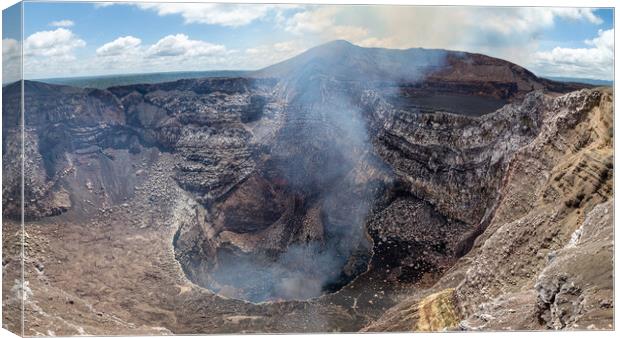 Masaya Volcano panorama Canvas Print by Jason Wells