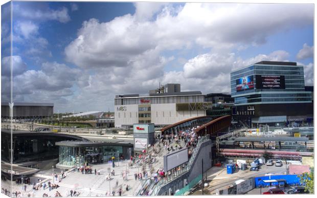 Westfield Shopping City Canvas Print by David French