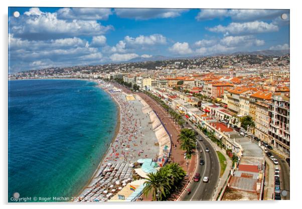 A Breathtaking View of Nice Acrylic by Roger Mechan