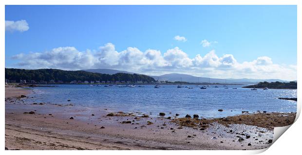 Beach view at Millport Print by Allan Durward Photography