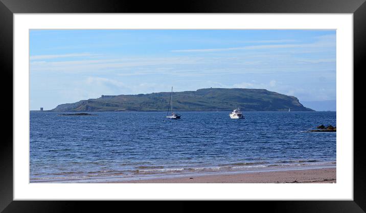 Isle of Cumbrae viewed from Millport Framed Mounted Print by Allan Durward Photography