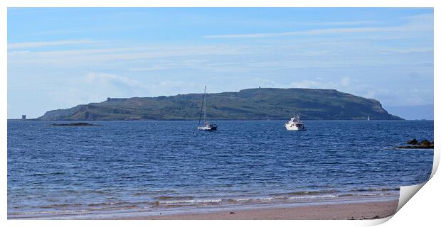 Isle of Cumbrae viewed from Millport Print by Allan Durward Photography