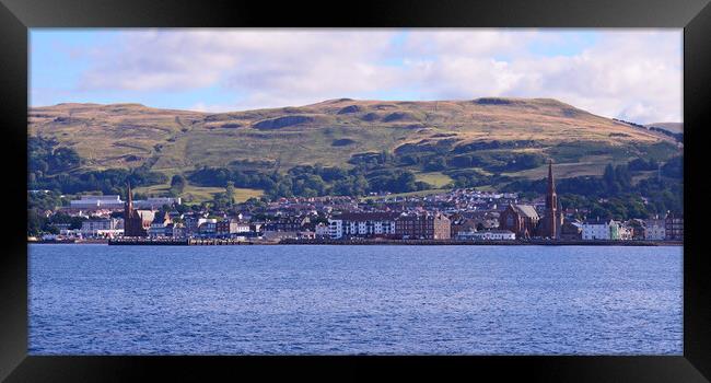 Largs on Ayrshire`s Clyde Riviera Framed Print by Allan Durward Photography
