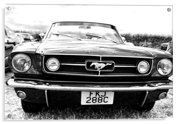 Ford Mustang Sports Motor Car Acrylic by Andy Evans Photos