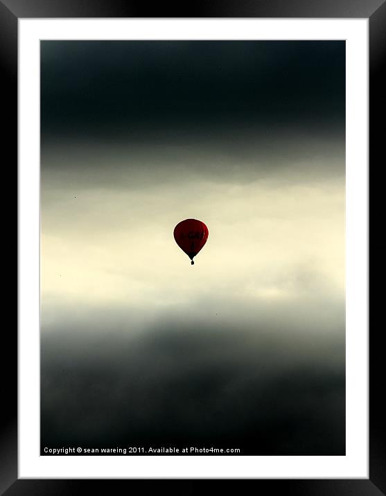 Which way down? Framed Mounted Print by Sean Wareing