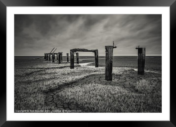 Snettisham Old Pier Framed Mounted Print by Rick Bowden