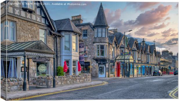 Pitlochry, Perthshire Canvas Print by Navin Mistry