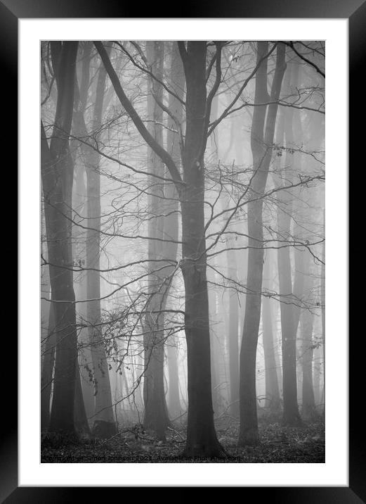 Tree architecture Framed Mounted Print by Simon Johnson