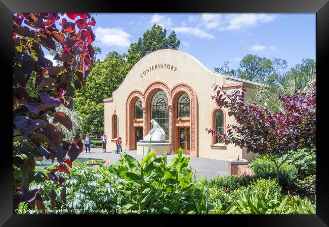 The Conservatory, Fitzroy Gardens, Framed Print by Kevin Hellon