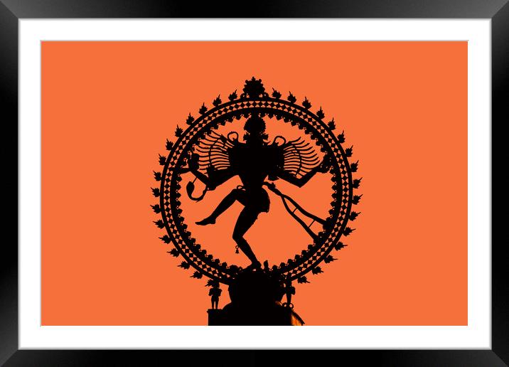 Hindu God Shiva  Framed Mounted Print by Arterra 