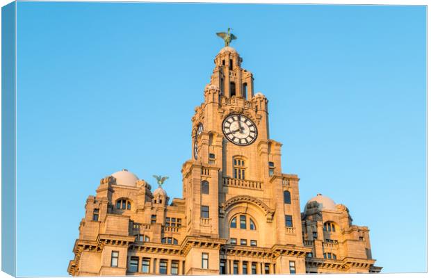 Liver Birds standing proudly Canvas Print by Jason Wells