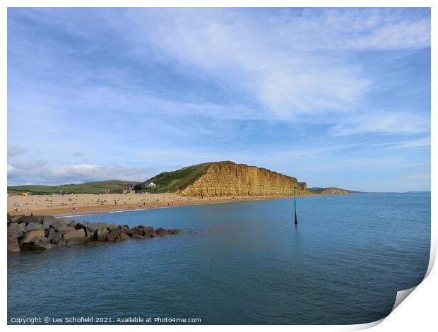 Majestic Seascape Beauty Print by Les Schofield