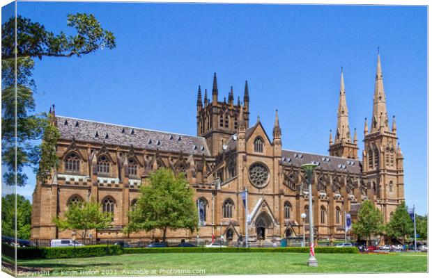 St Marys Cathedral Canvas Print by Kevin Hellon
