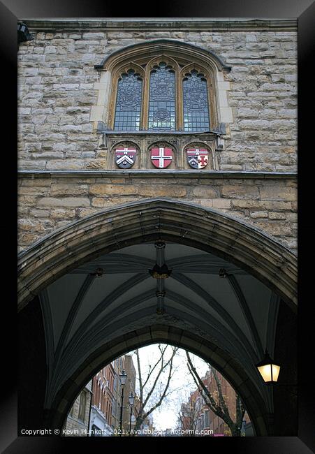 St John's Gate, Clerkenwell London Framed Print by Kevin Plunkett