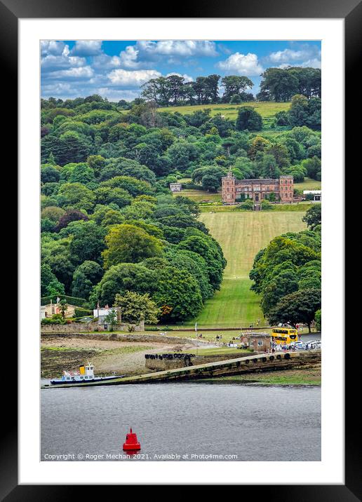 Serenity in Mount Edgcumbe Framed Mounted Print by Roger Mechan