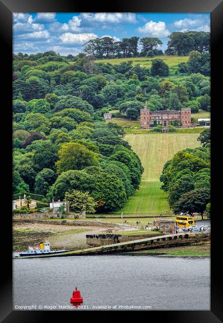Serenity in Mount Edgcumbe Framed Print by Roger Mechan