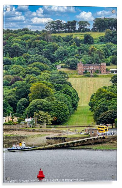 Serenity in Mount Edgcumbe Acrylic by Roger Mechan