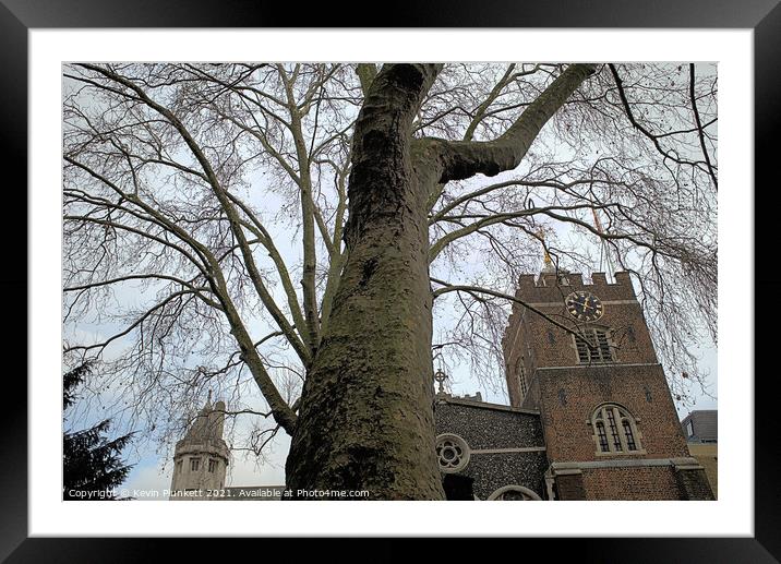 St Bartholomew the Great, London Framed Mounted Print by Kevin Plunkett
