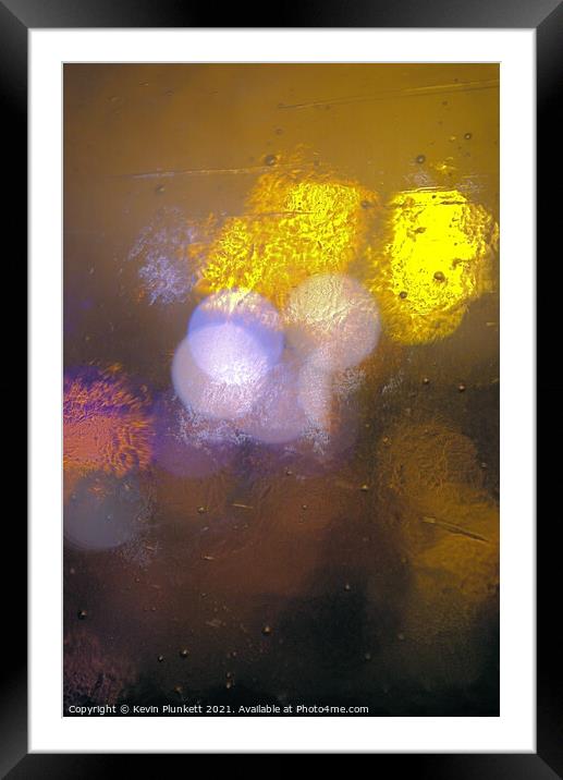 Reflected lights Framed Mounted Print by Kevin Plunkett