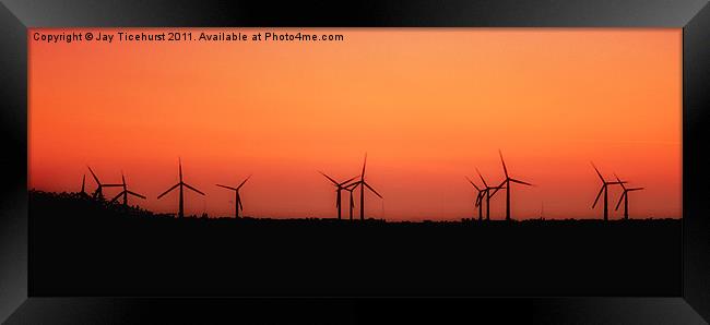 Windmills Framed Print by Jay Ticehurst