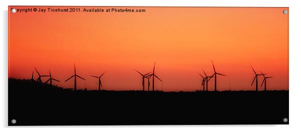 Windmills Acrylic by Jay Ticehurst