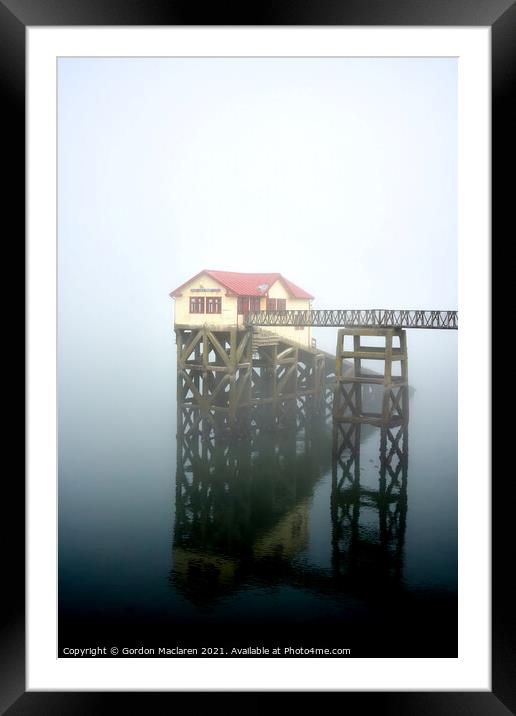 The Old Mumbles Lifeboat Station Framed Mounted Print by Gordon Maclaren