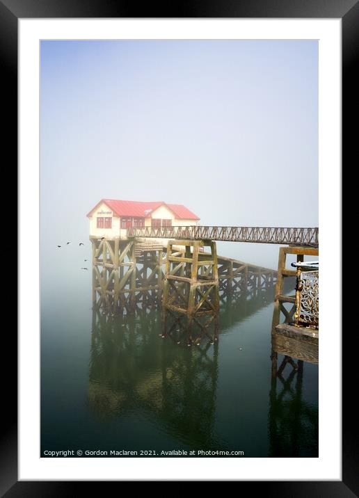 The Old Mumbles Lifeboat Station Framed Mounted Print by Gordon Maclaren