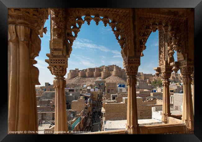 Jaisalmer Fort, Rajasthan, India. Framed Print by Chris North